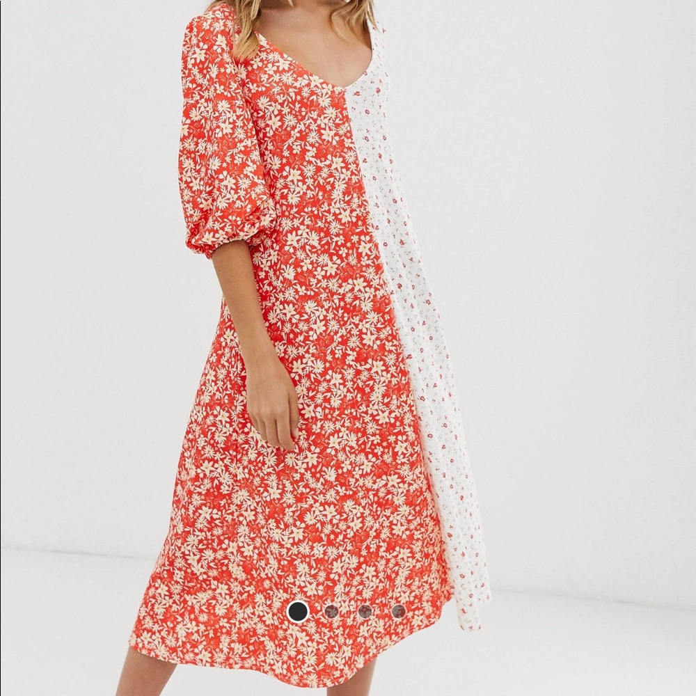 Floral midi dress